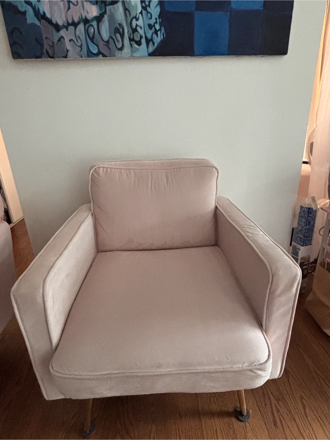Pink Accent Armchair