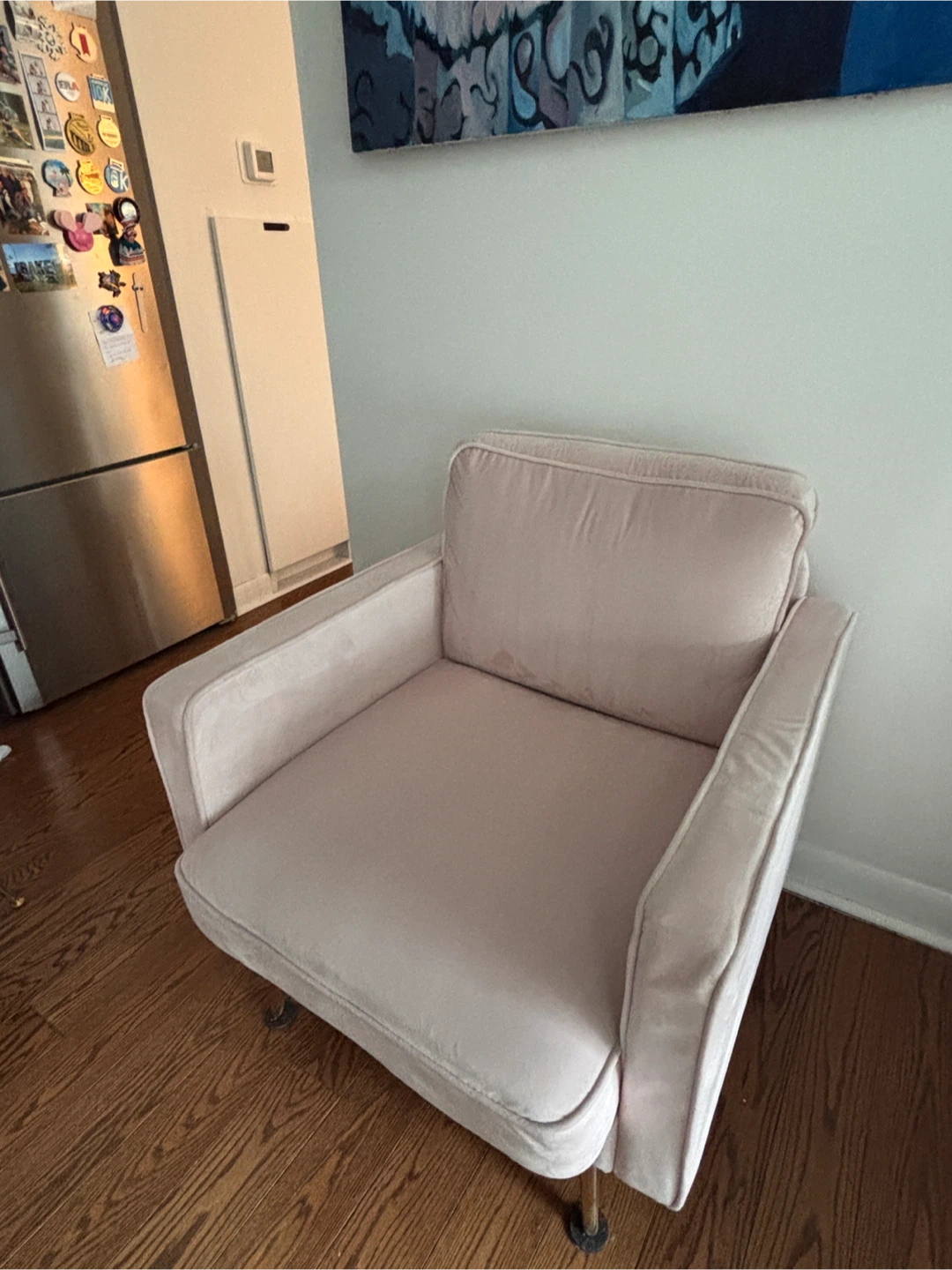 Pink Accent Armchair - photo 2