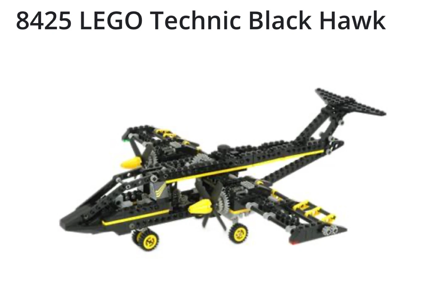 LEGO Technic 8425 Black Hawk Helicopter Set - photo 3