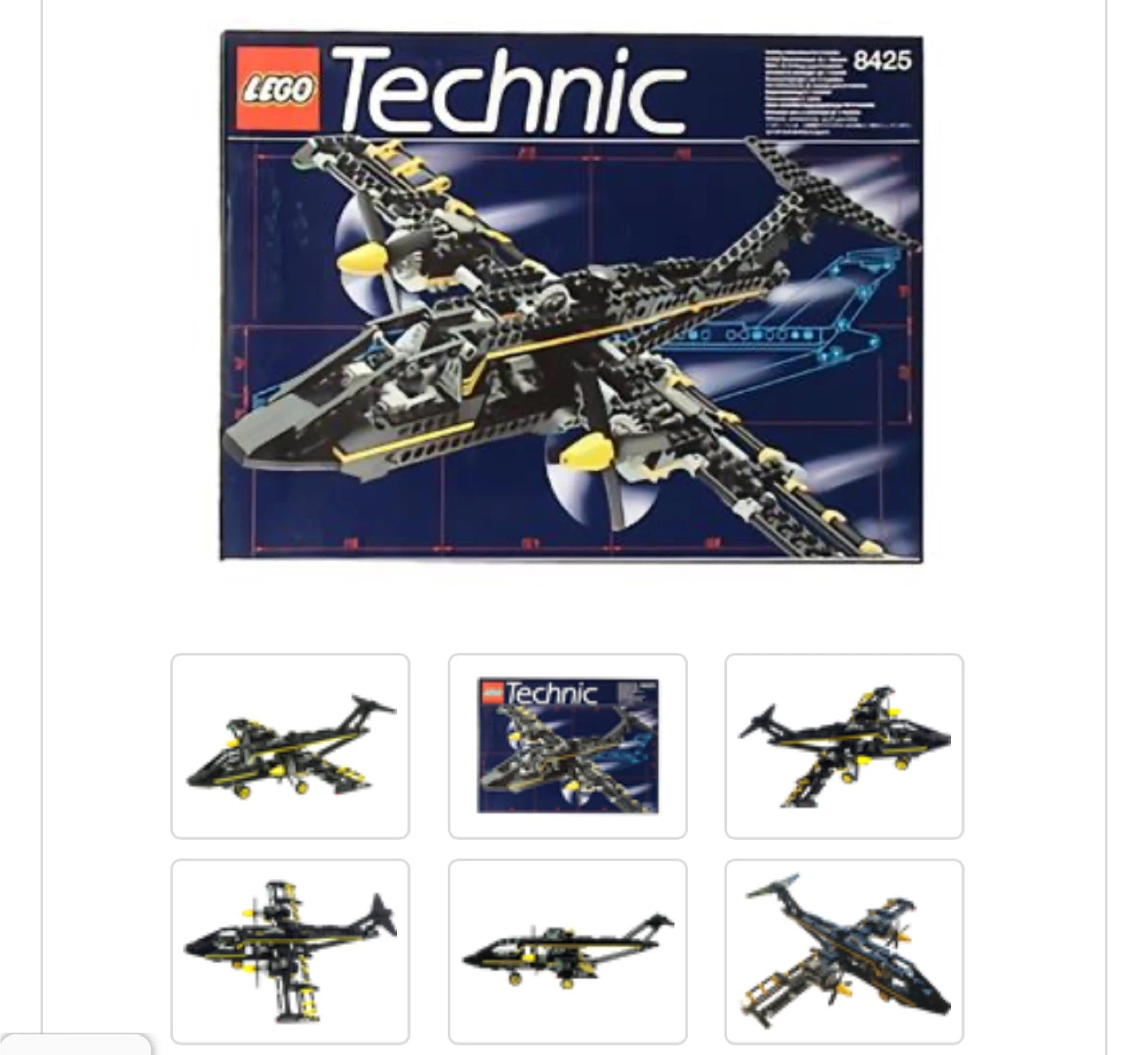 LEGO Technic 8425 Black Hawk Helicopter Set