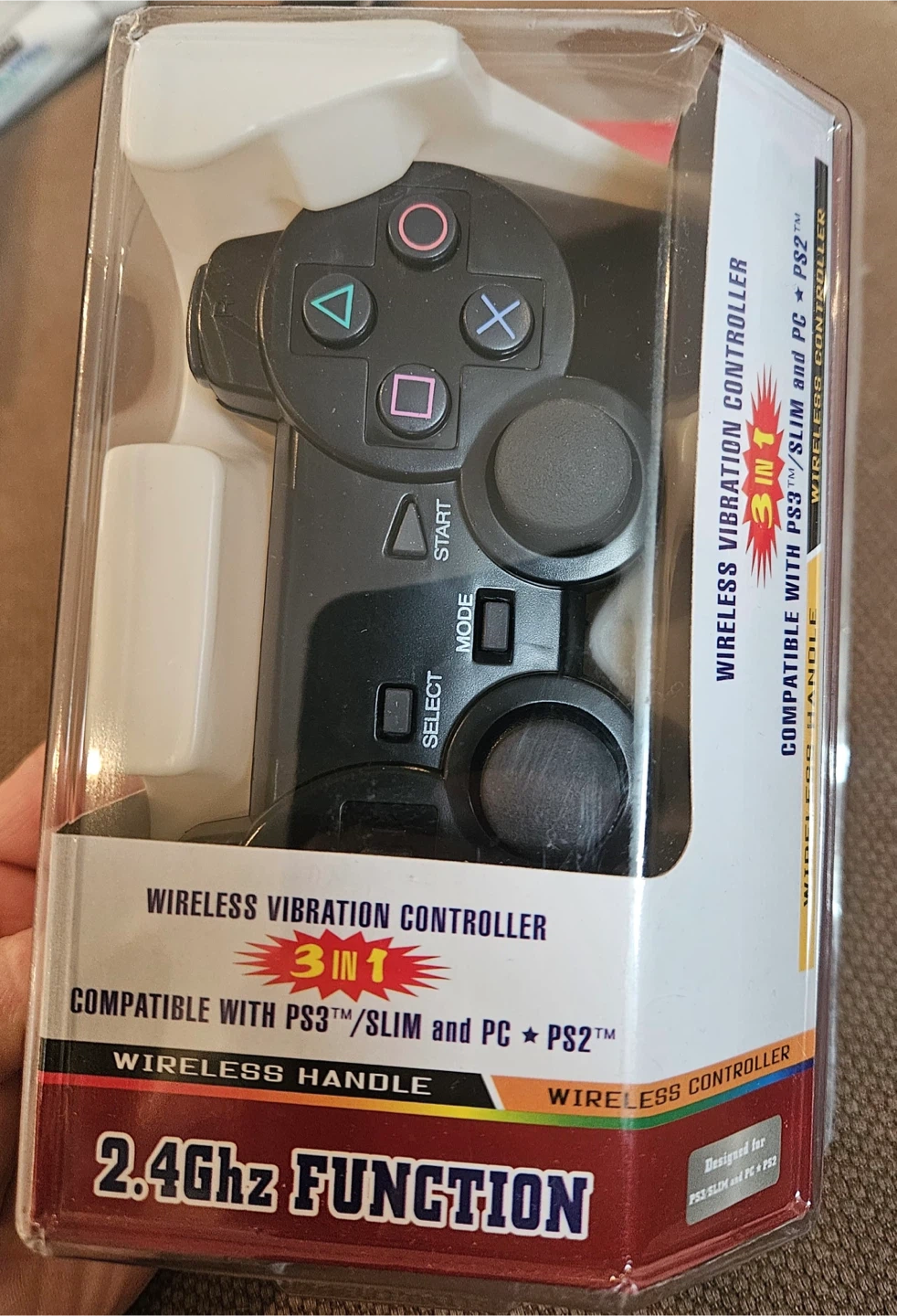 🎮 Wireless Vibration Gaming Controller for PlayStation + PC!