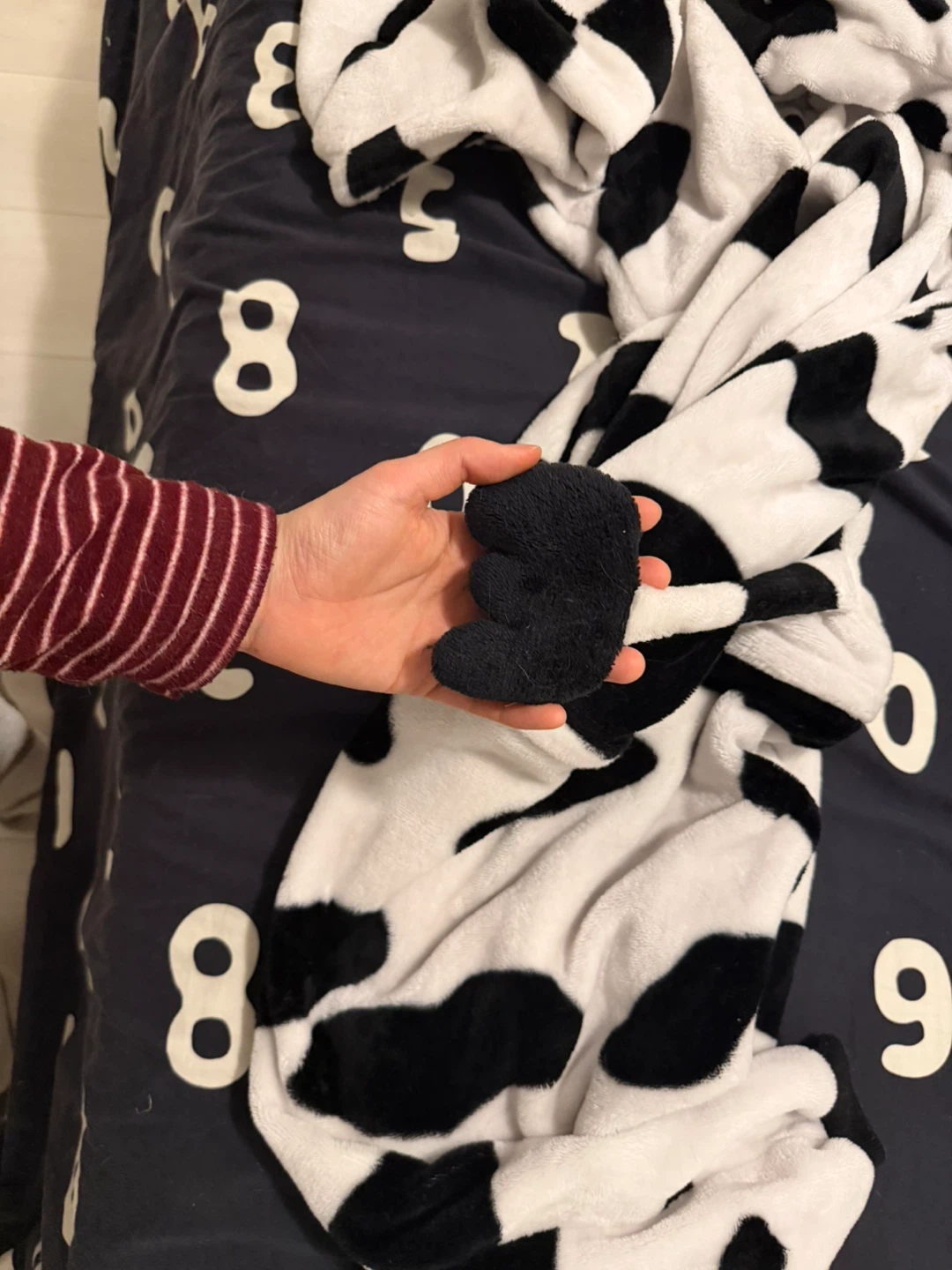 Cow Print Hooded Onesie Pajamas - photo 3