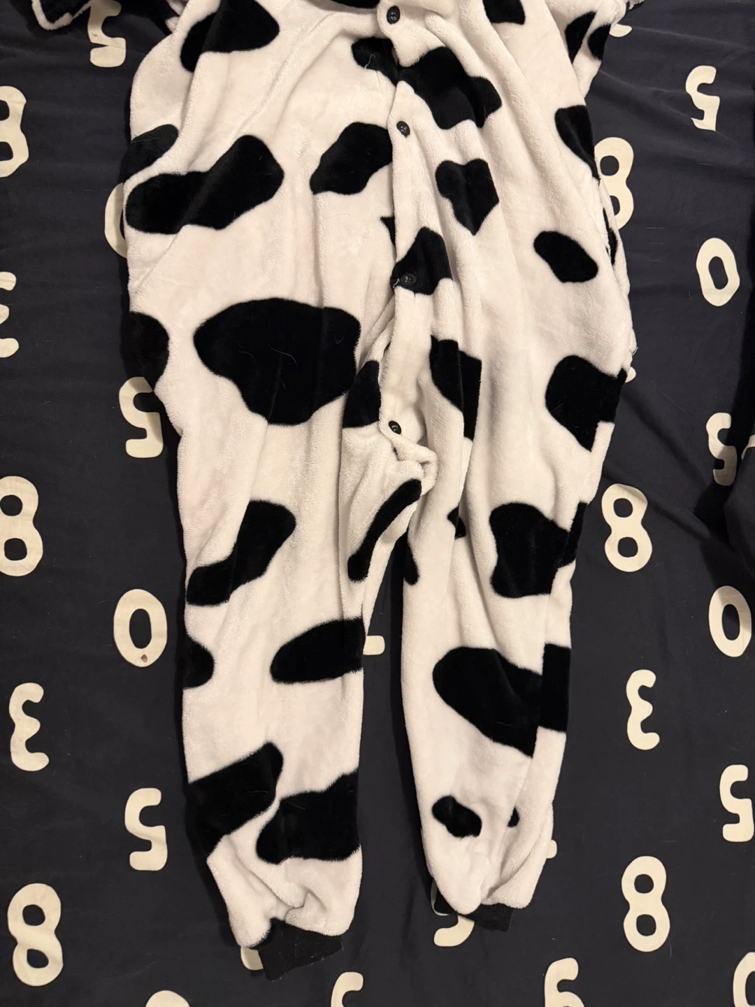 Cow Print Hooded Onesie Pajamas - photo 2