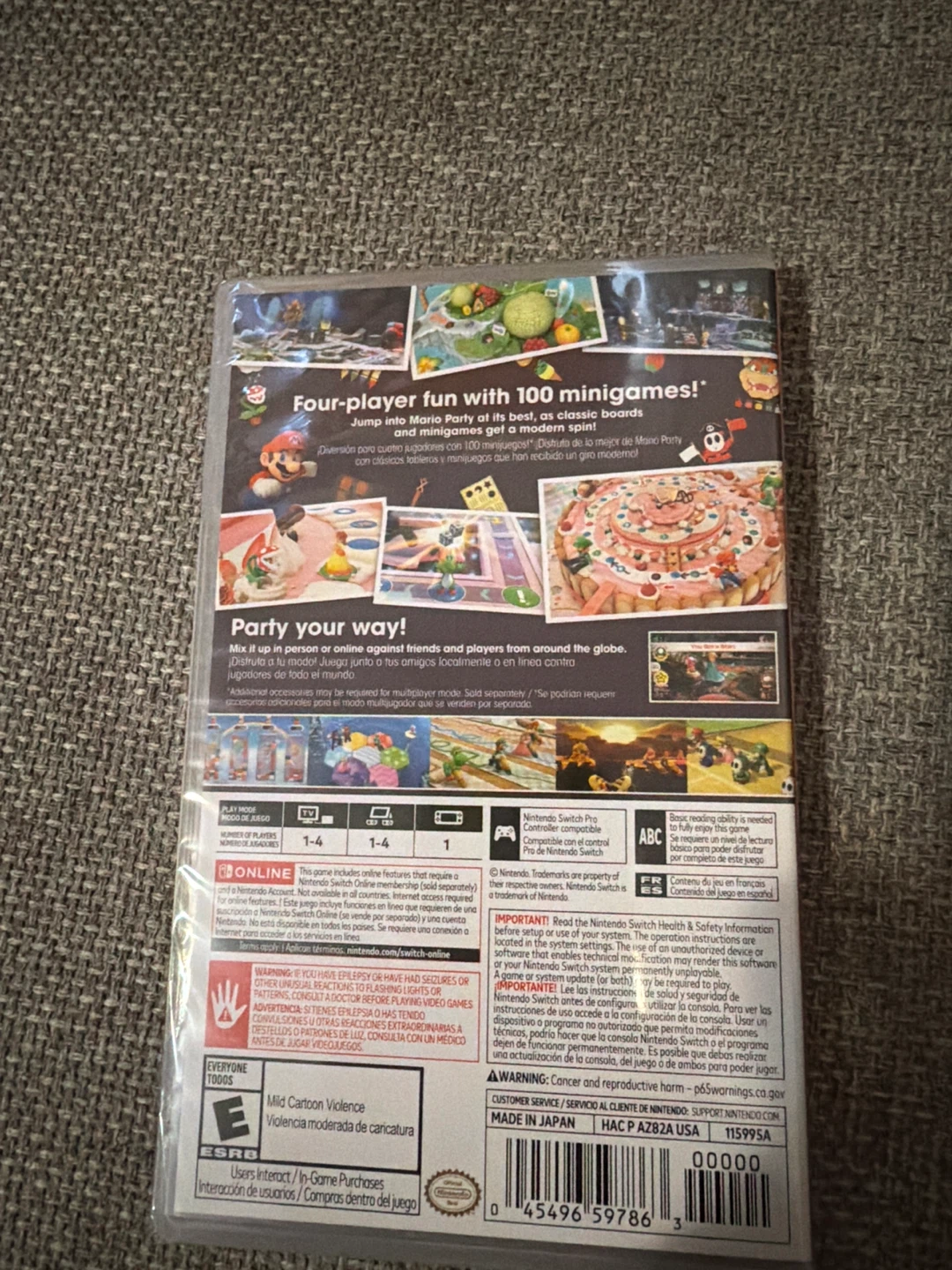Nintendo Switch Mario Party Superstars never opened - photo 2