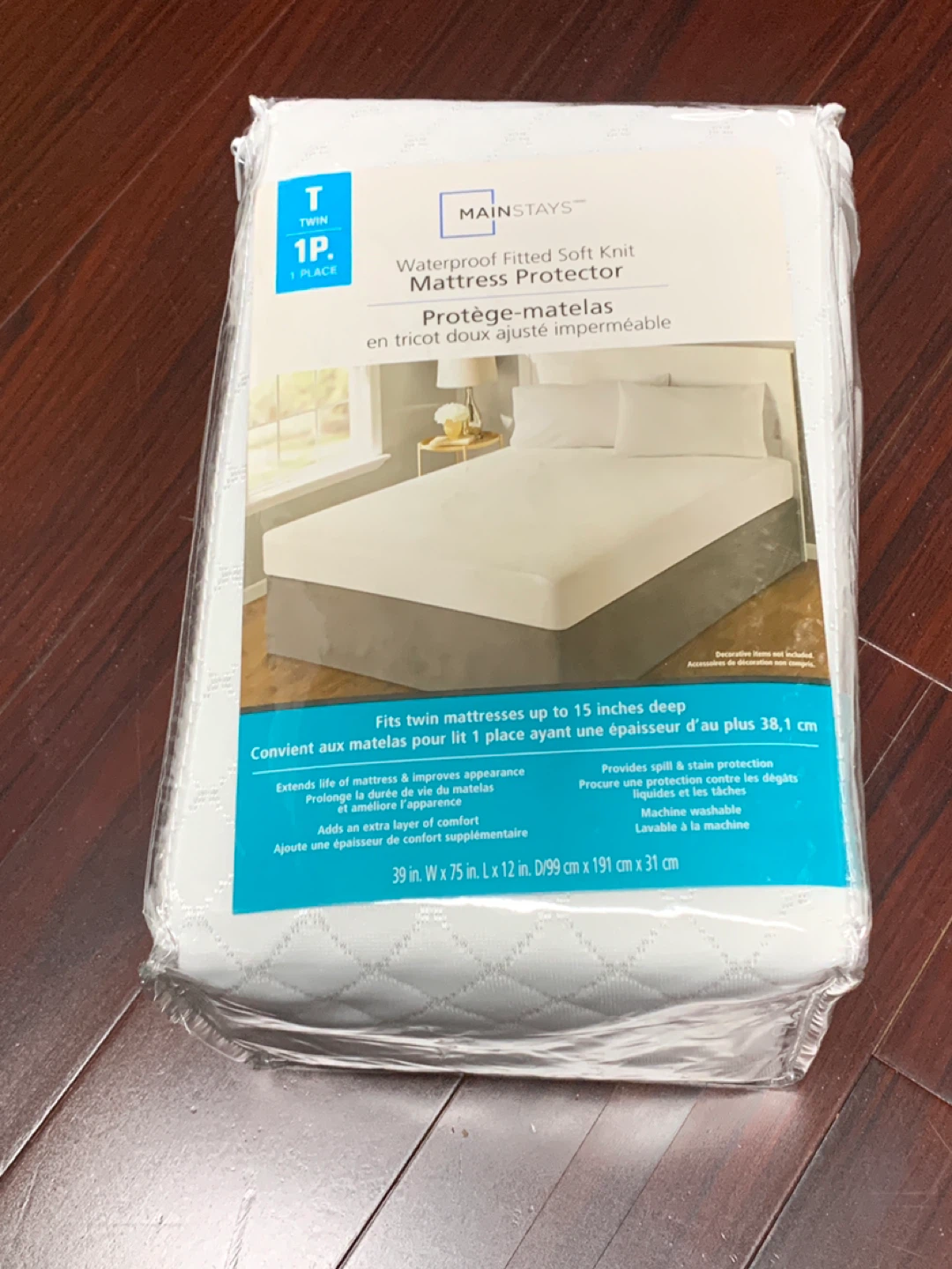 New Mattress Protector in Twin size.