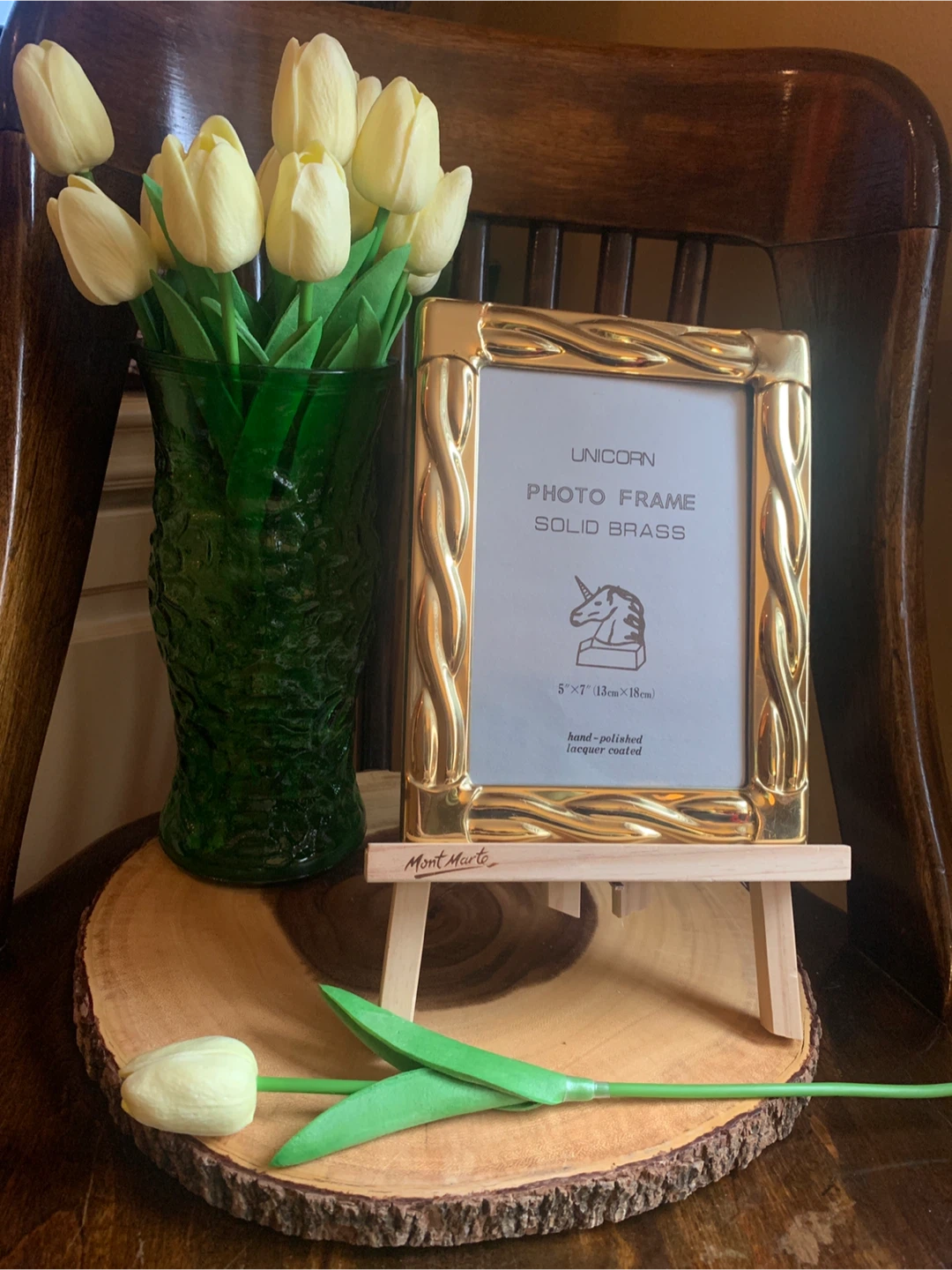 Unicorn Photo Frame - Solid Brass