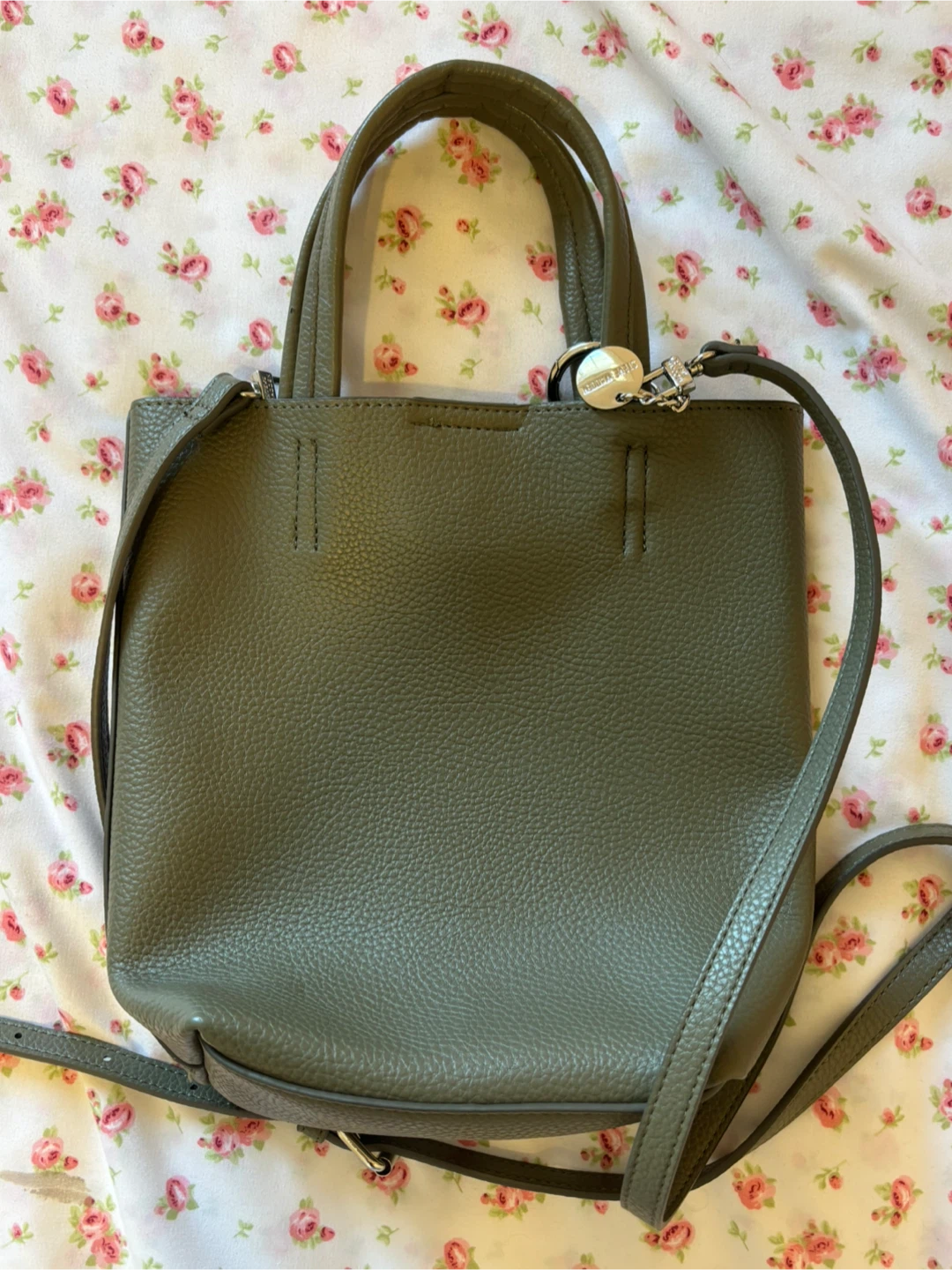 Steve Madden Olive Green Tote Bag with Card Holder - photo 3