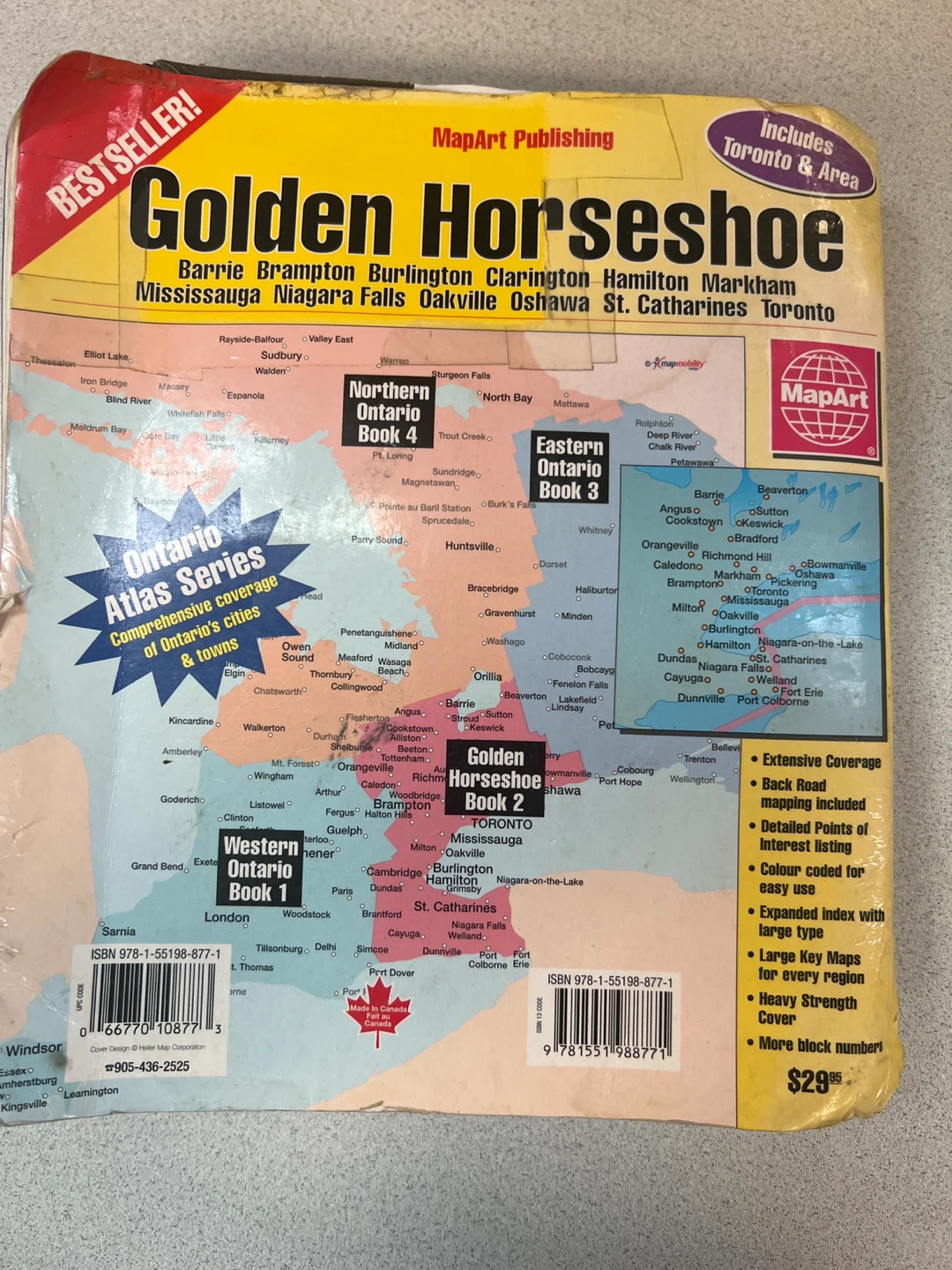 Golden Horseshoe Map - Barrie, Brampton, Toronto Area - photo 2