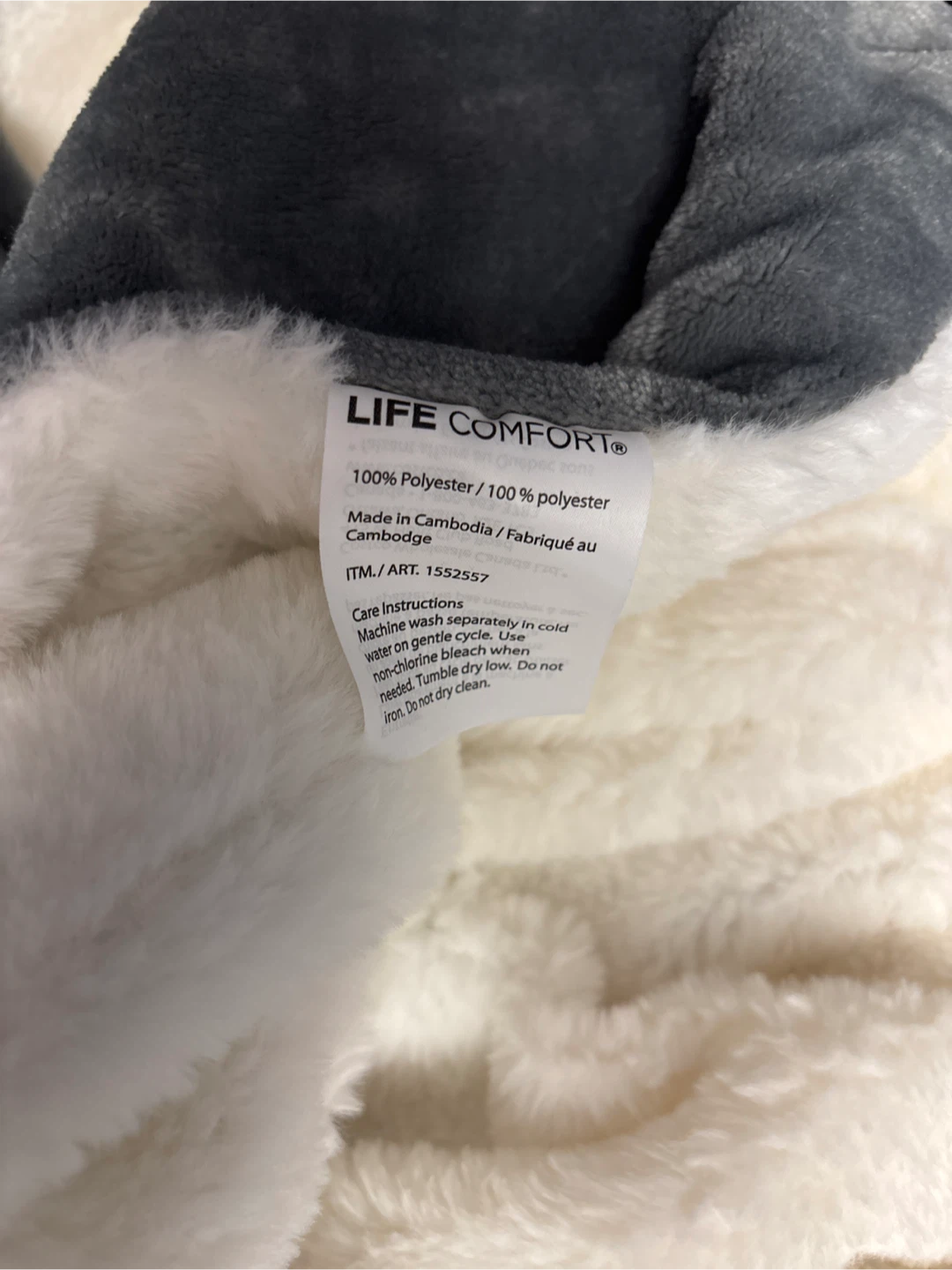 NWOT Life Comfort Sherpa Throw Blanket - photo 2