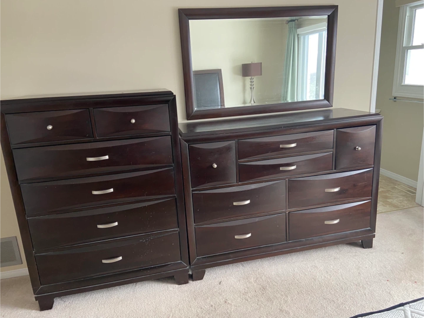 Dark Wood Bedroom Set