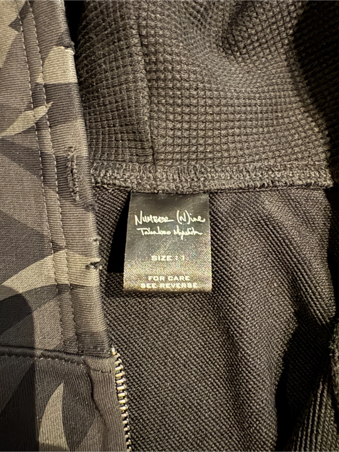 Number (N)ine Takaaki Hoshino Full Zip Hoodie - photo 3