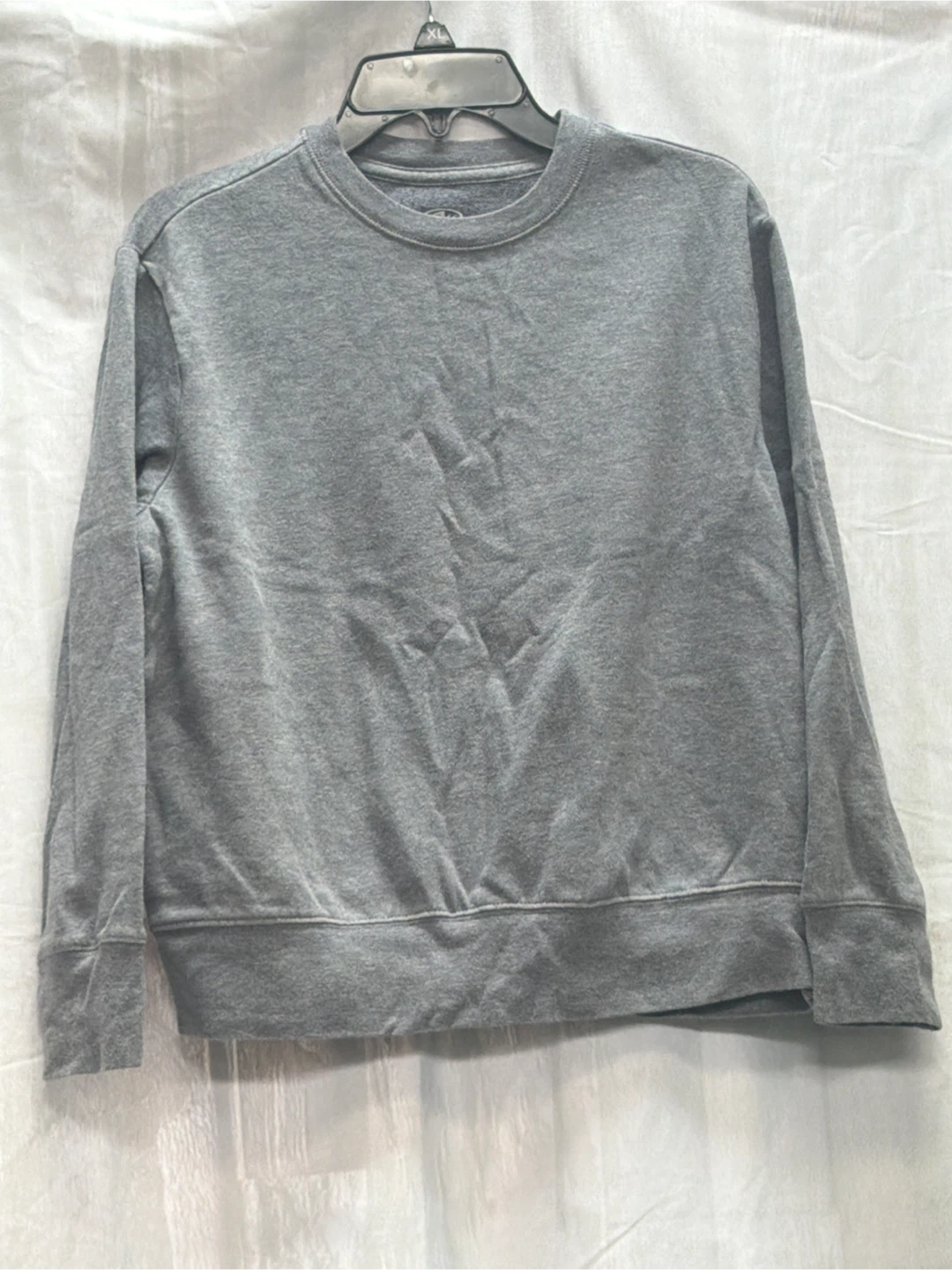 Athletic Works Grey Crewneck Sweatshirt L (10-12)