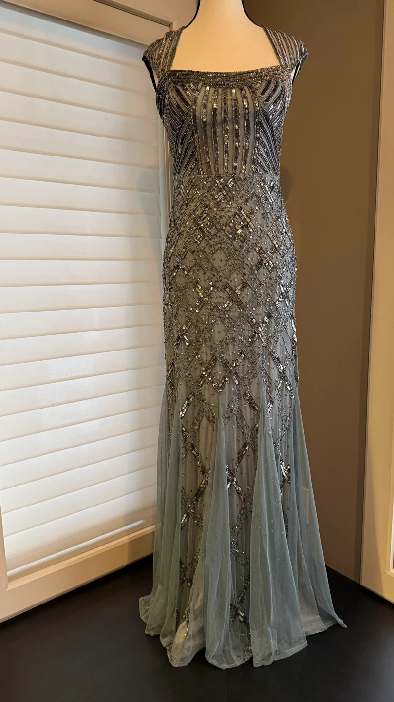 Adrianna Papell Embellished Evening Gown