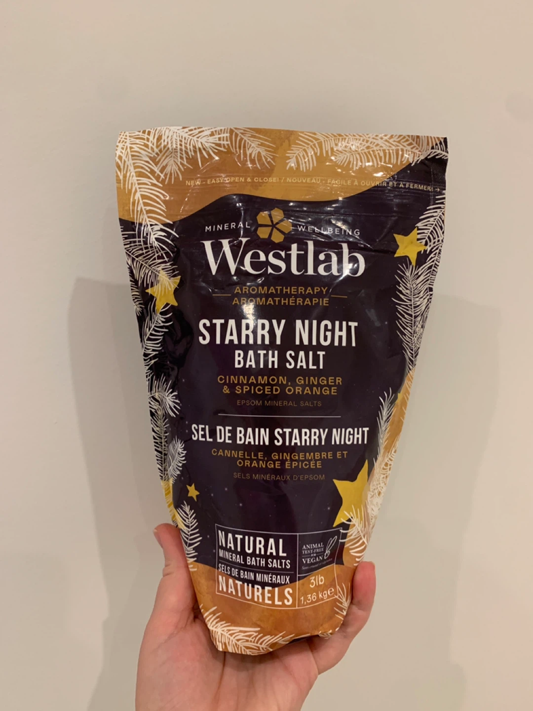 New + Sealed - Westlab Starry Night Bath Salt