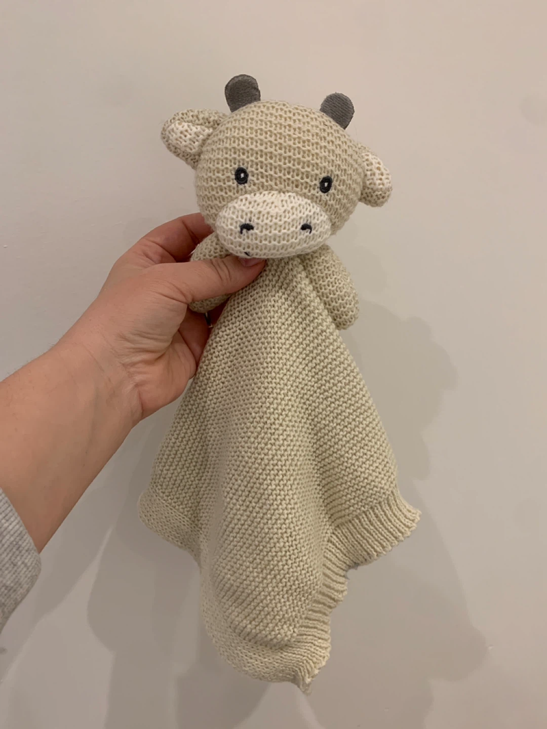 Knitted Giraffe Security Blanket