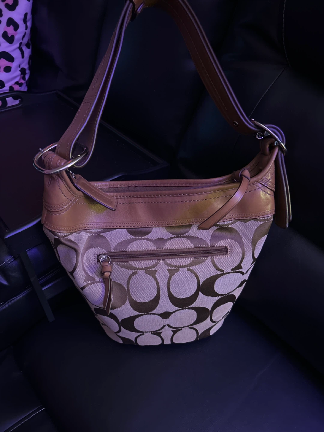 Coach Signature Monogram Hobo Bag - photo 2