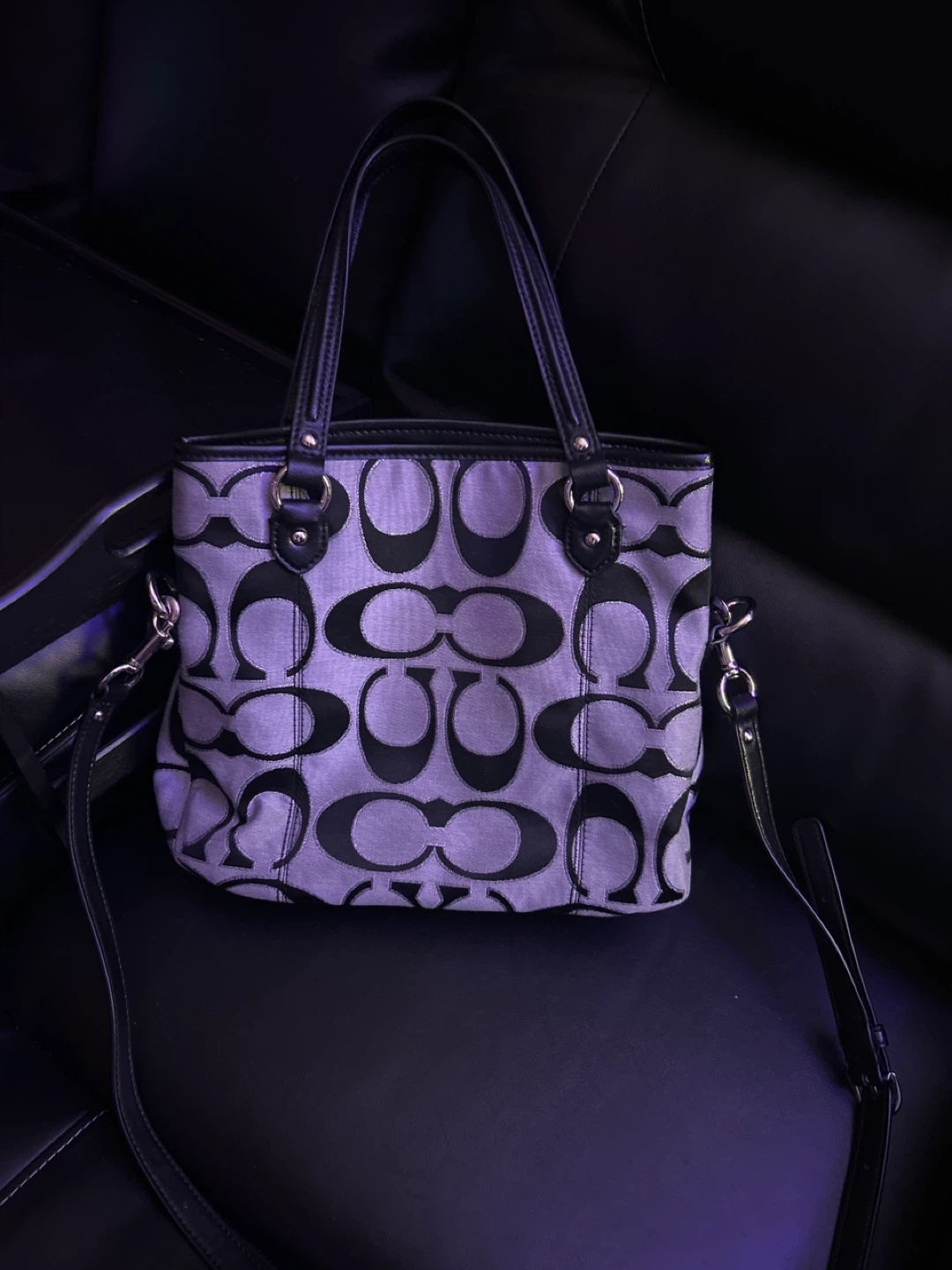 Coach Monogram Canvas Tote Bag
