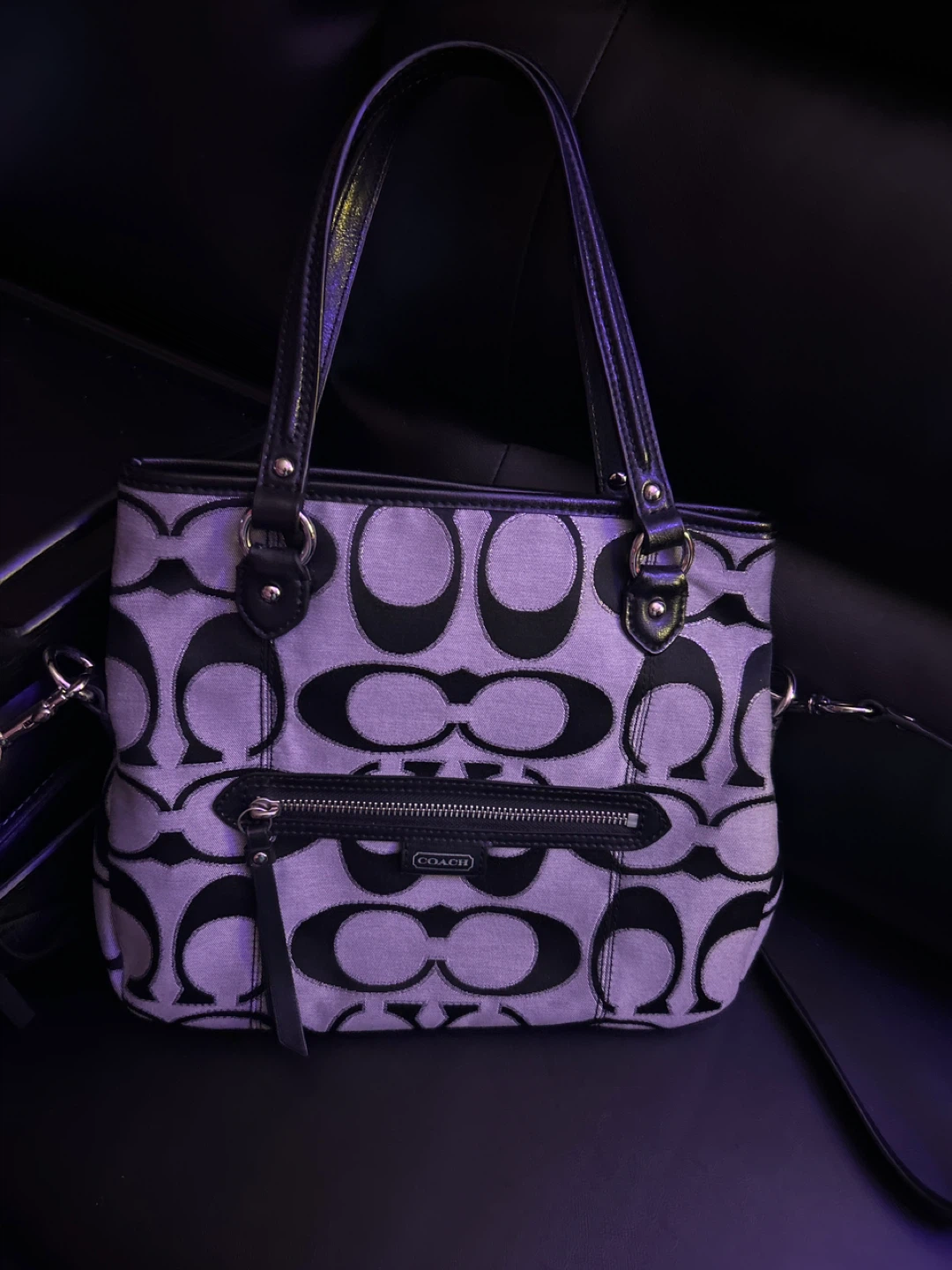 Coach Monogram Canvas Tote Bag - photo 2
