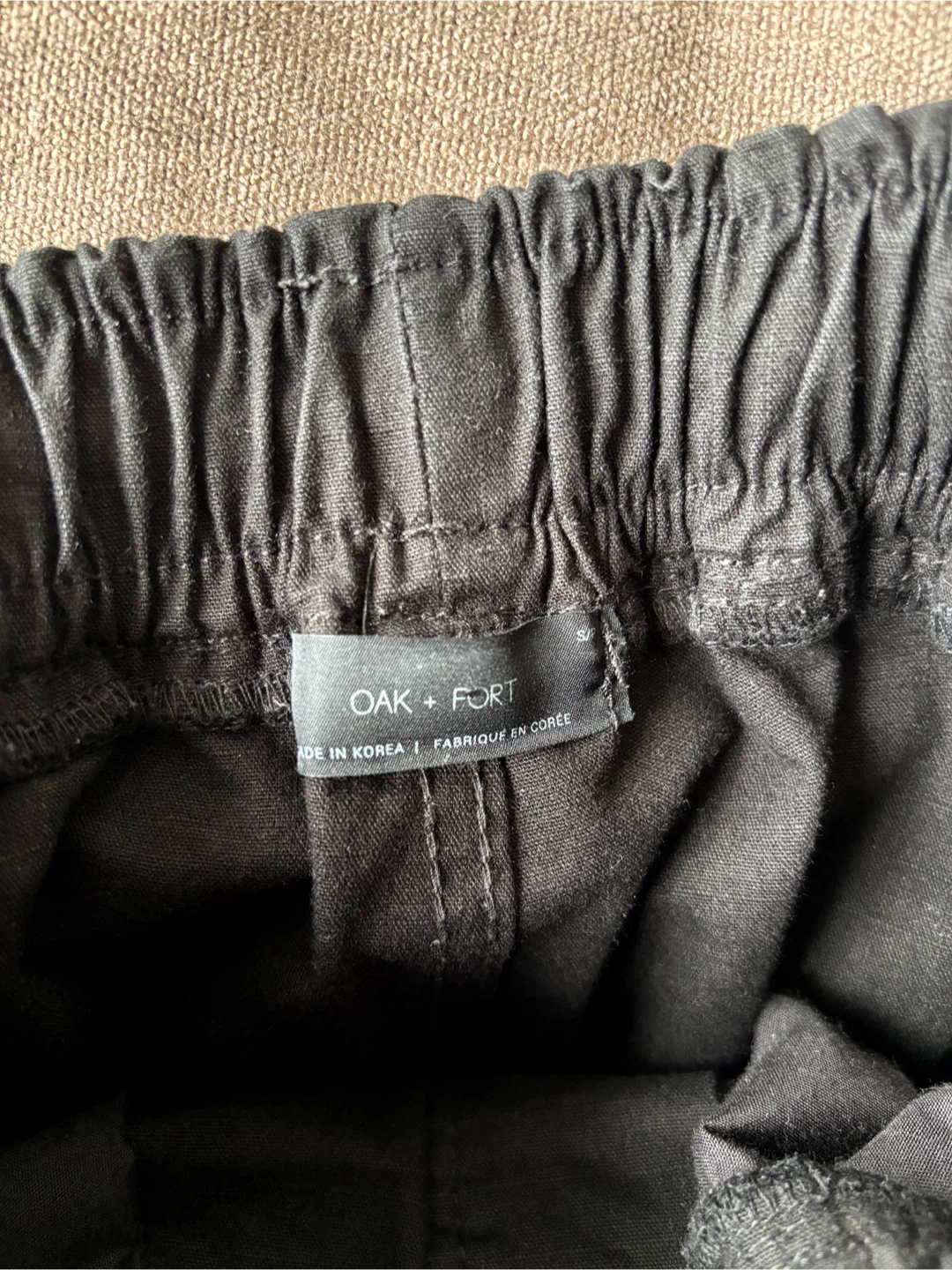 Oak + Fort Black Cargo Pants - photo 3
