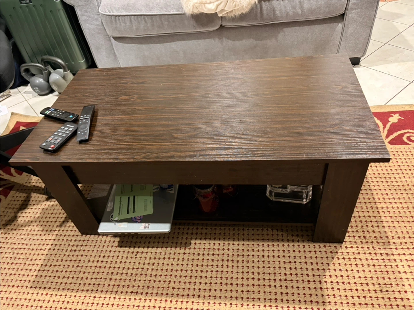 Lift Top Coffee Table with Storage
