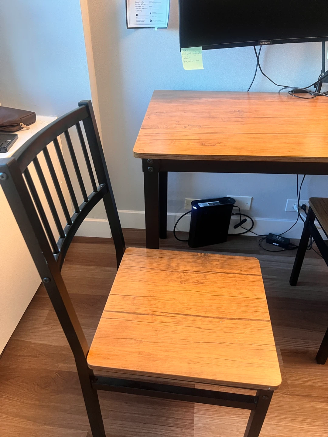 Dining Table Set with Chairs and Bench - photo 2