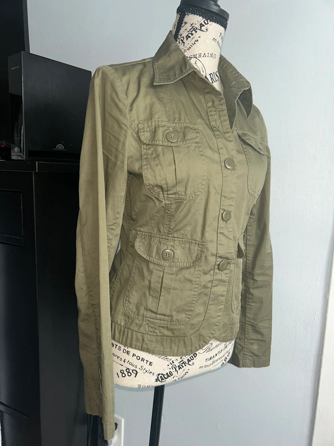 Women's Utility Jacket - Olive Green