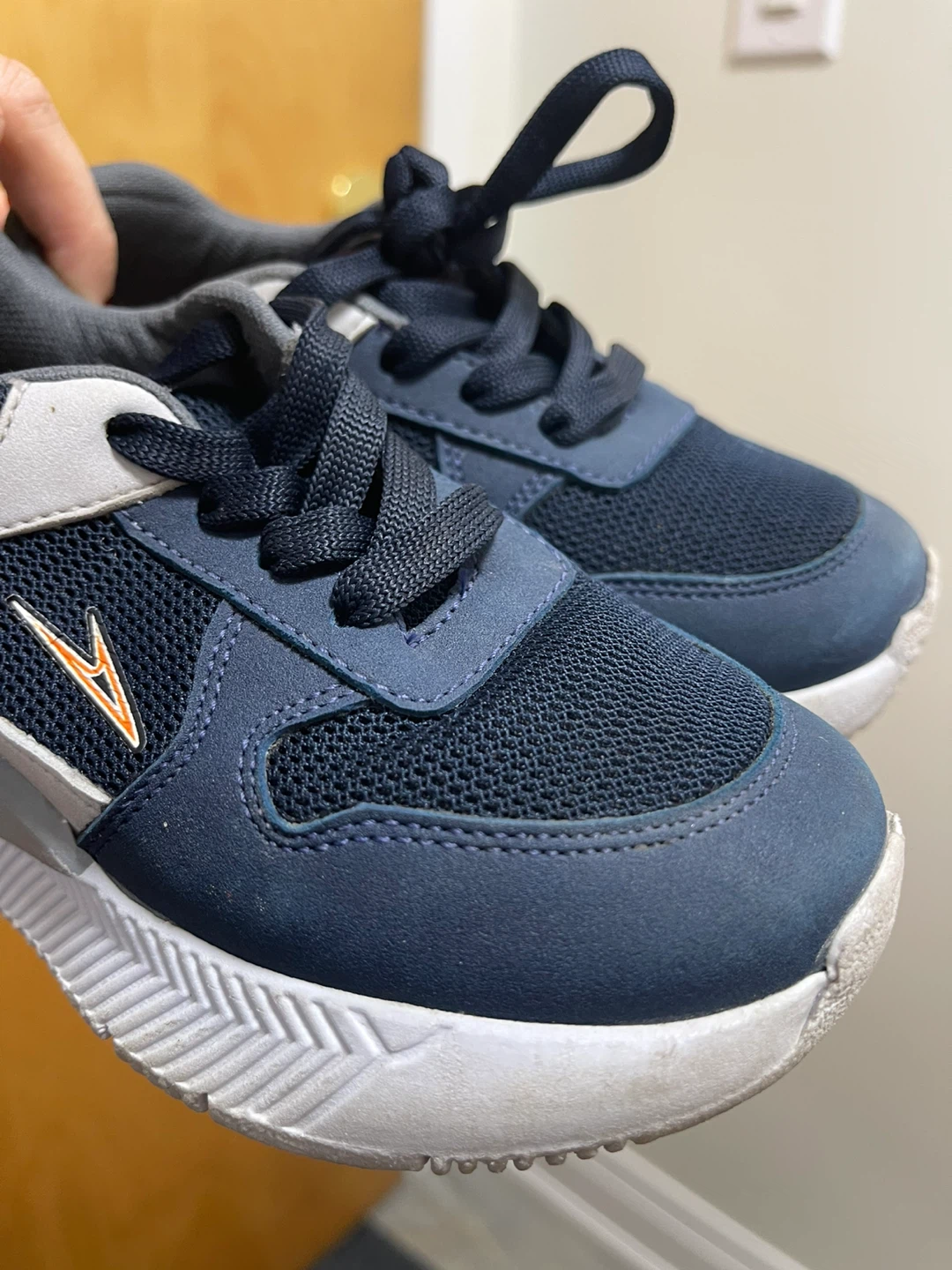 Navy Blue Athletic Shoes