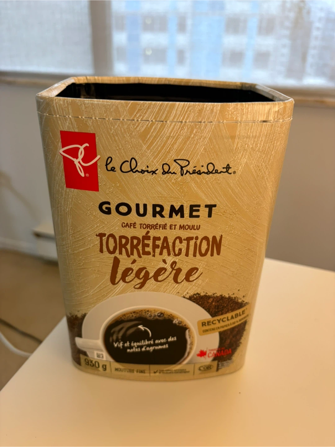 President’s Choice grounded coffee 950g