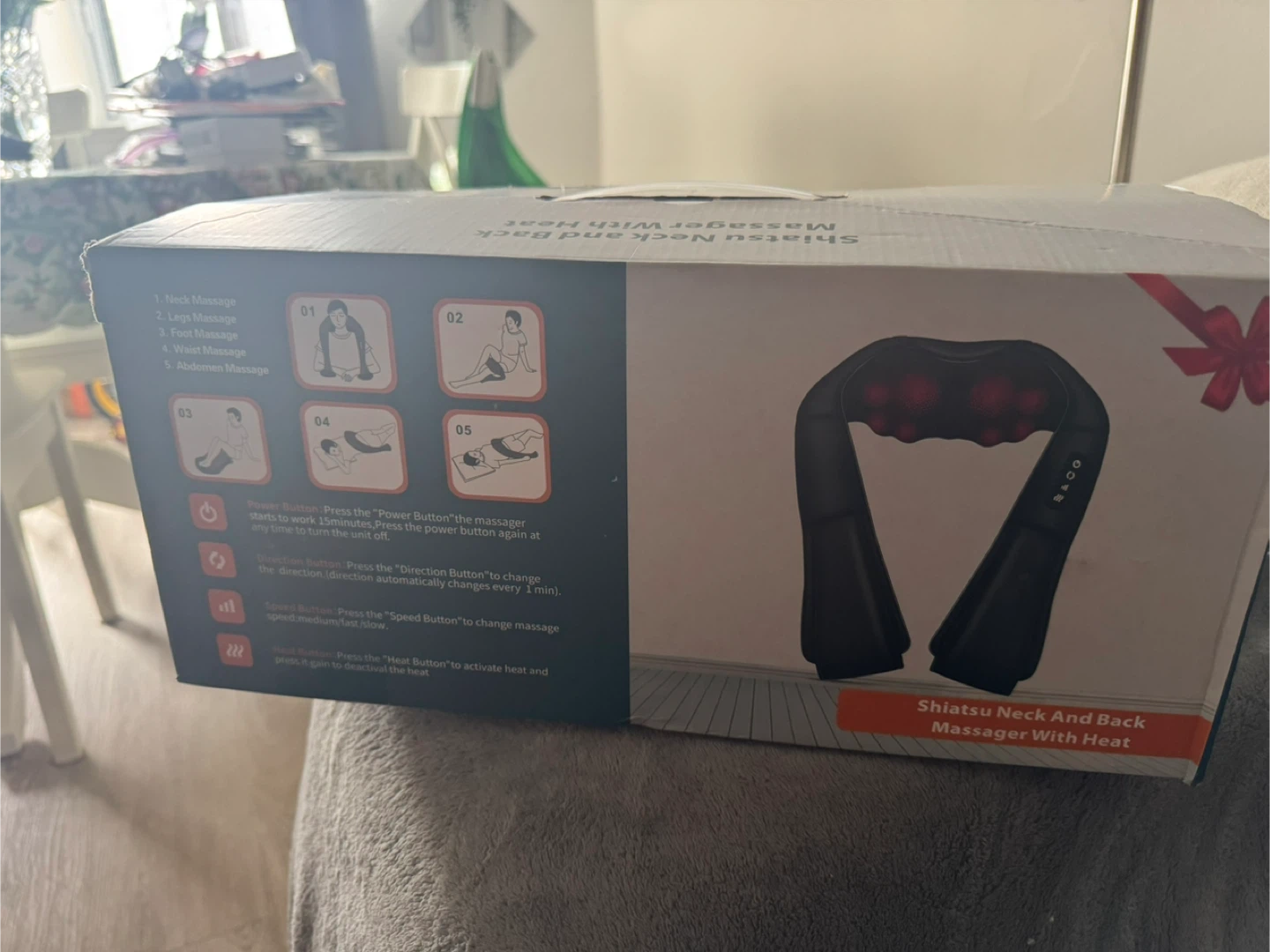 Shiatsu Neck and Back Massager with Heat