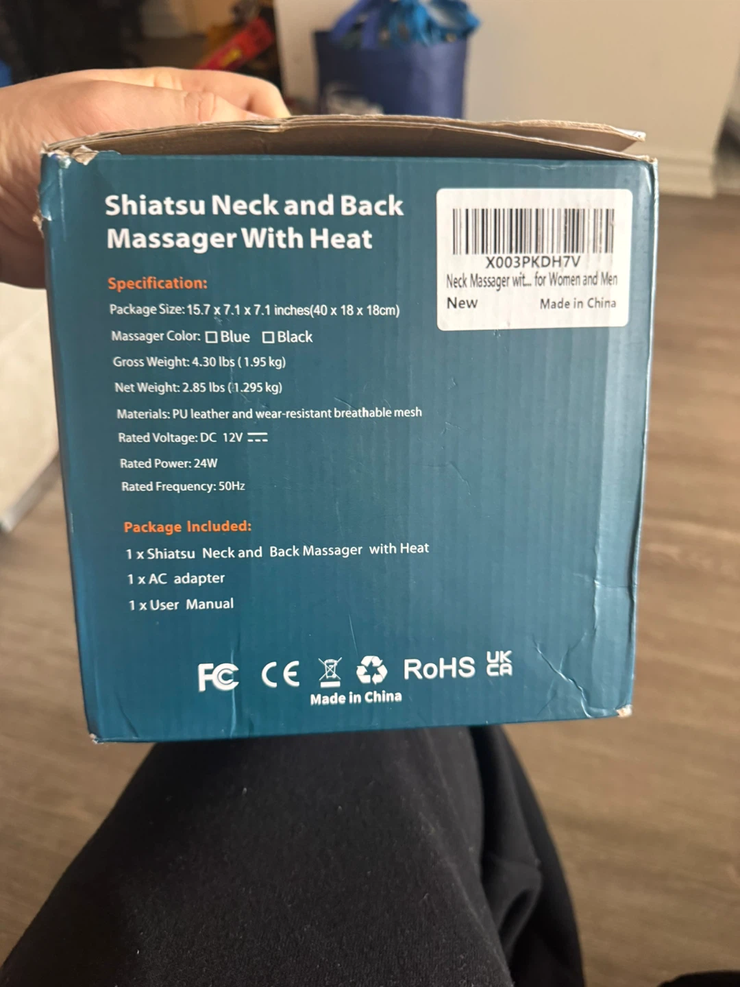 Shiatsu Neck and Back Massager with Heat - photo 3