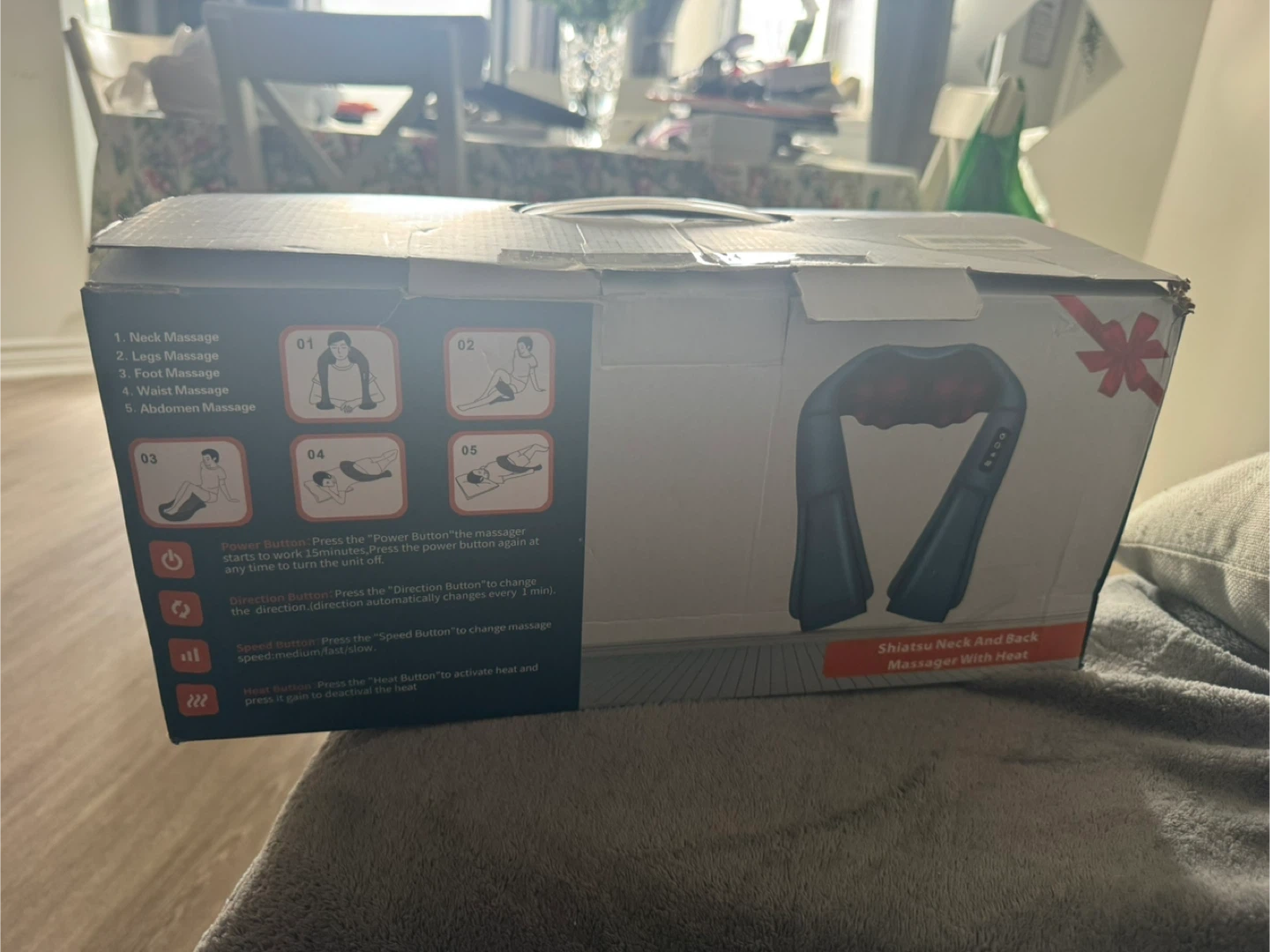 Shiatsu Neck and Back Massager with Heat - photo 2