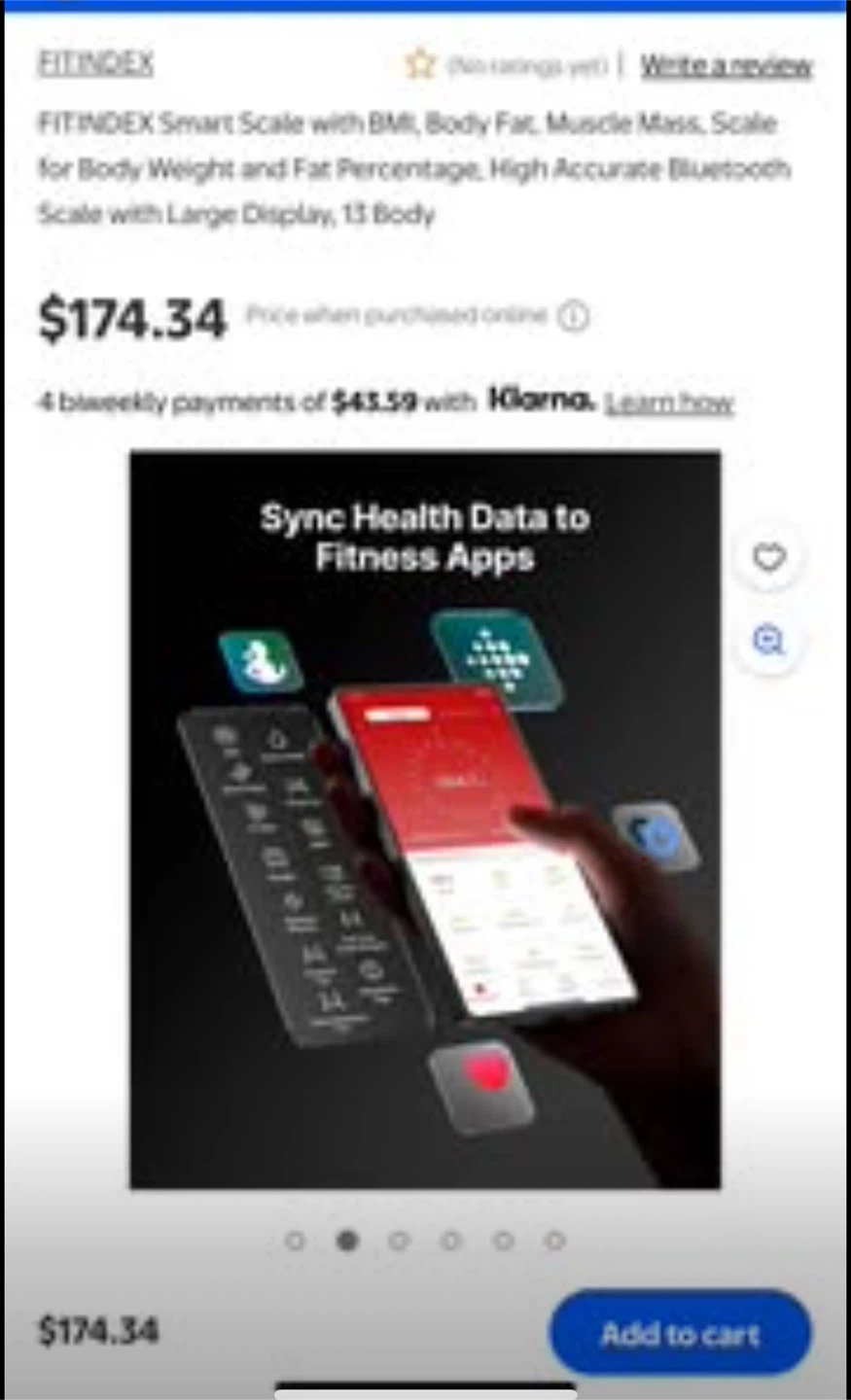 New-FITINDEX : LUX SMART BODY SCALE - photo 2