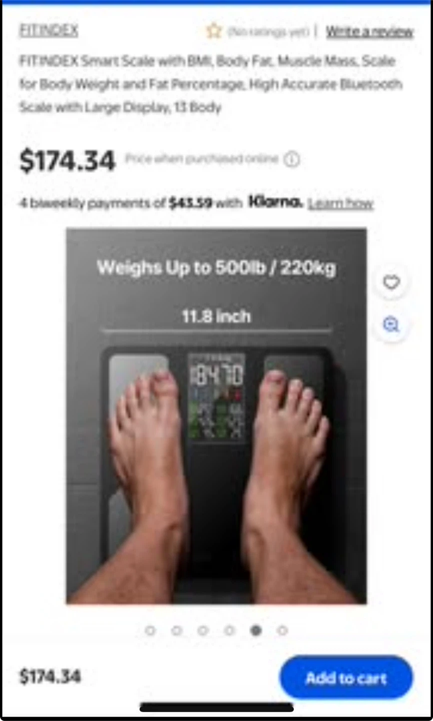 New-FITINDEX : LUX SMART BODY SCALE - photo 5