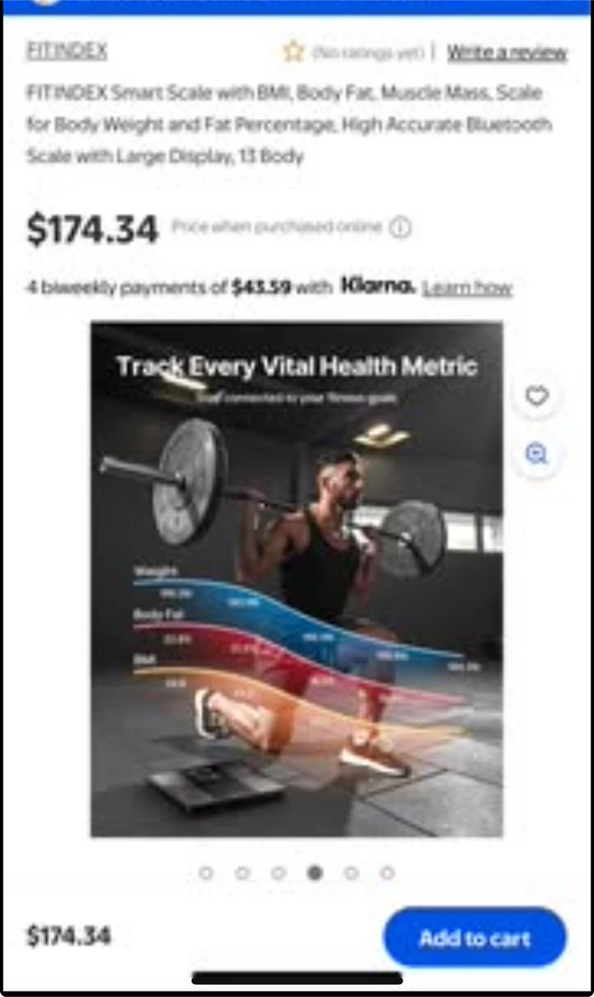 New-FITINDEX : LUX SMART BODY SCALE - photo 4