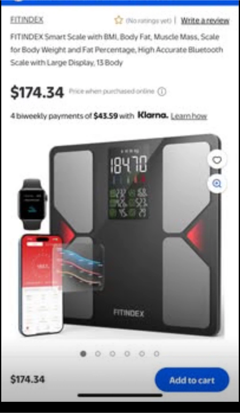 New-FITINDEX : LUX SMART BODY SCALE