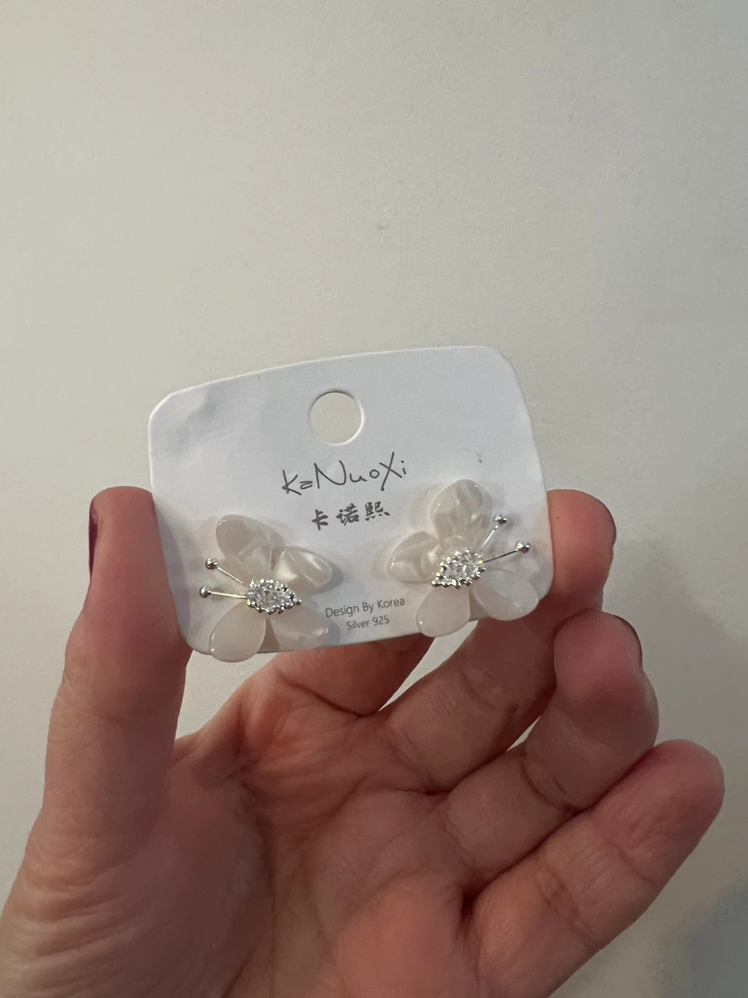 Ka-Nuoxi Flower Earrings Silver 925