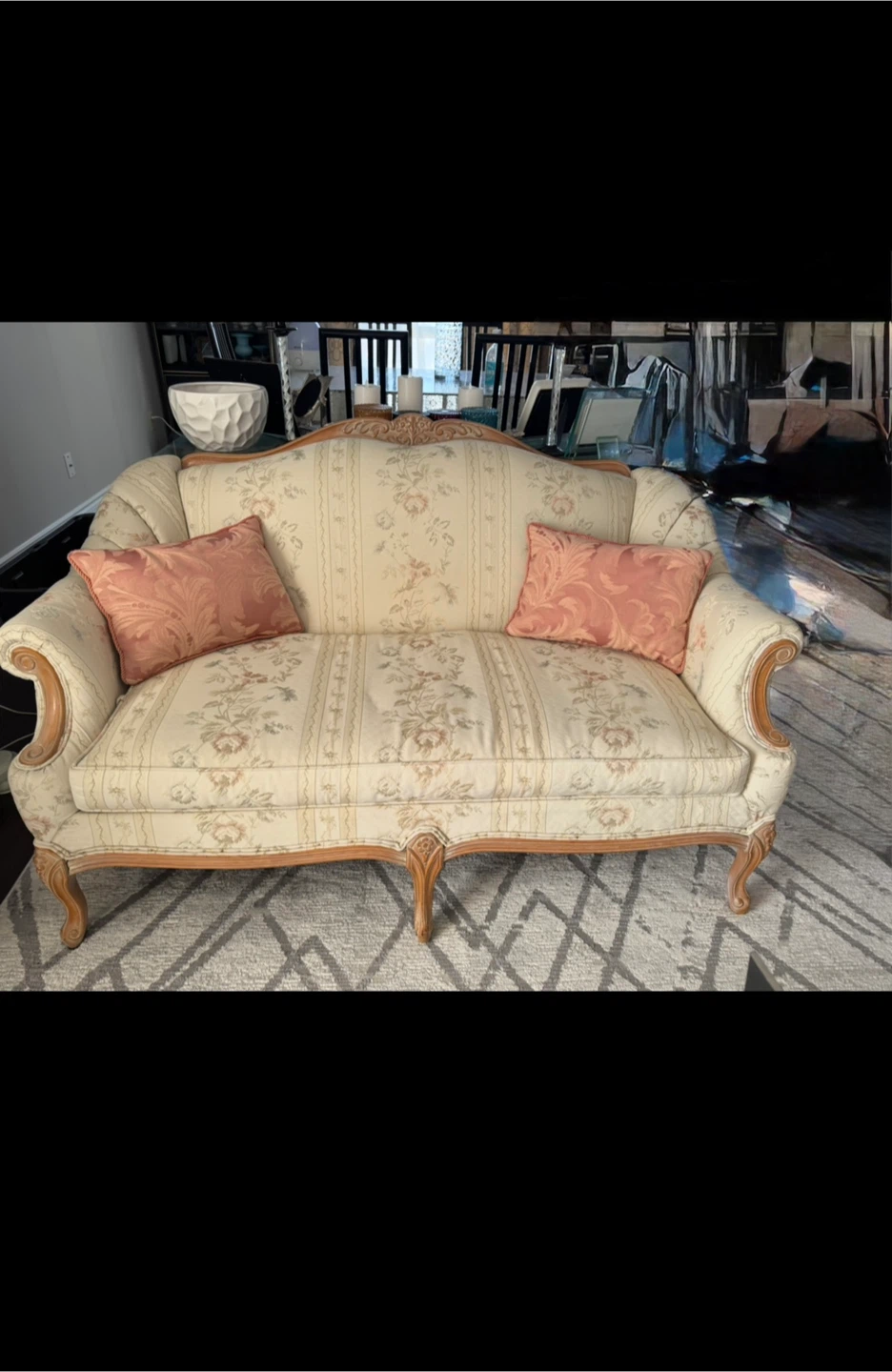 Victorian style couch and loveseat - photo 2