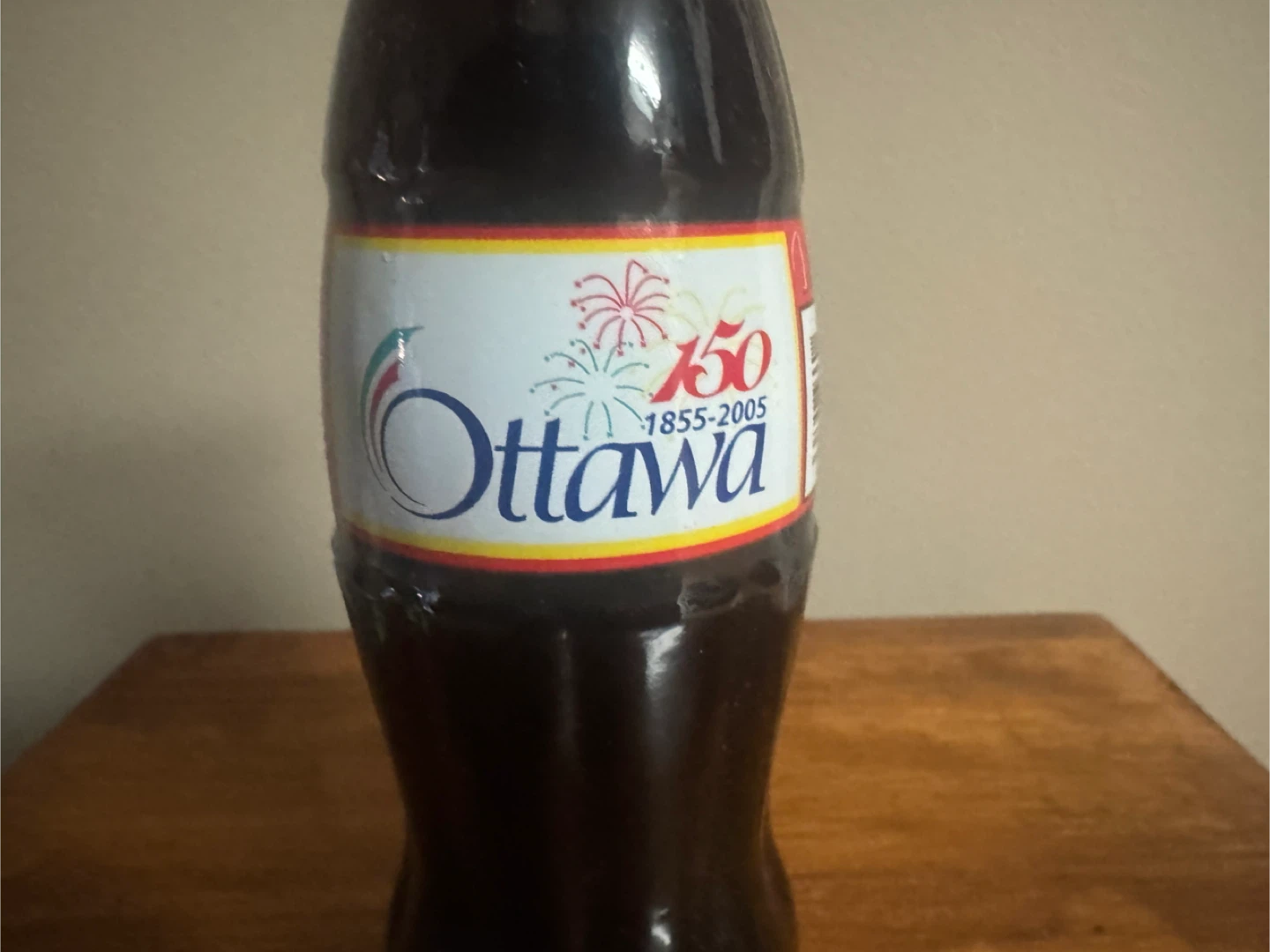 Coca-Cola Classic Ottawa 150th Anniversary Bottle