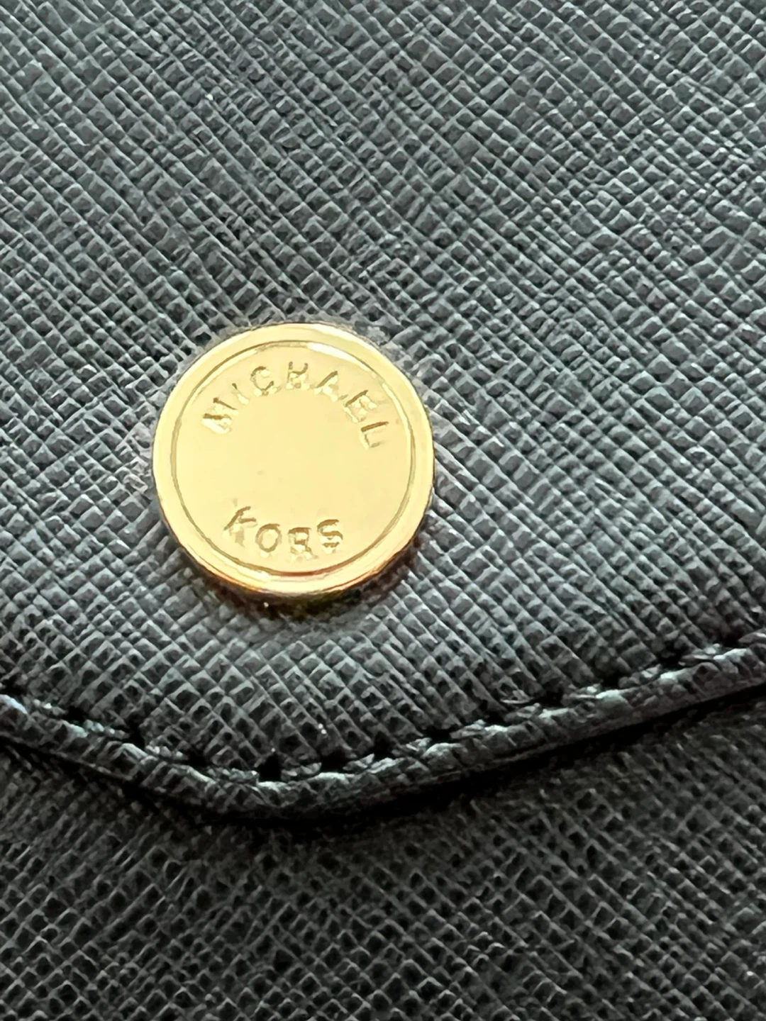 Michael Kors Black Saffiano Leather Chain Wallet - photo 2