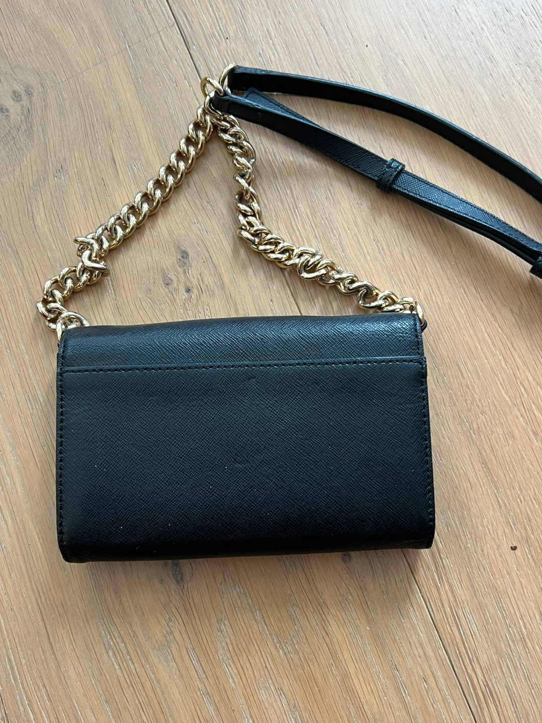 Michael Kors Black Saffiano Leather Chain Wallet - photo 3