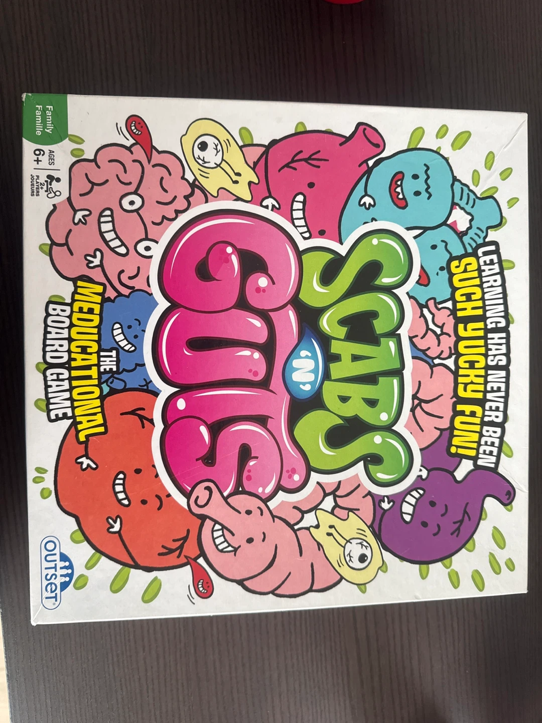 Guts n' Scabs Educational Board Game