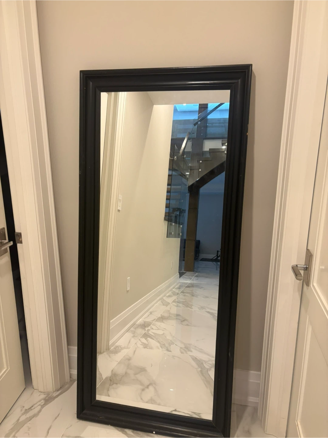 Black Framed Full Length Mirror