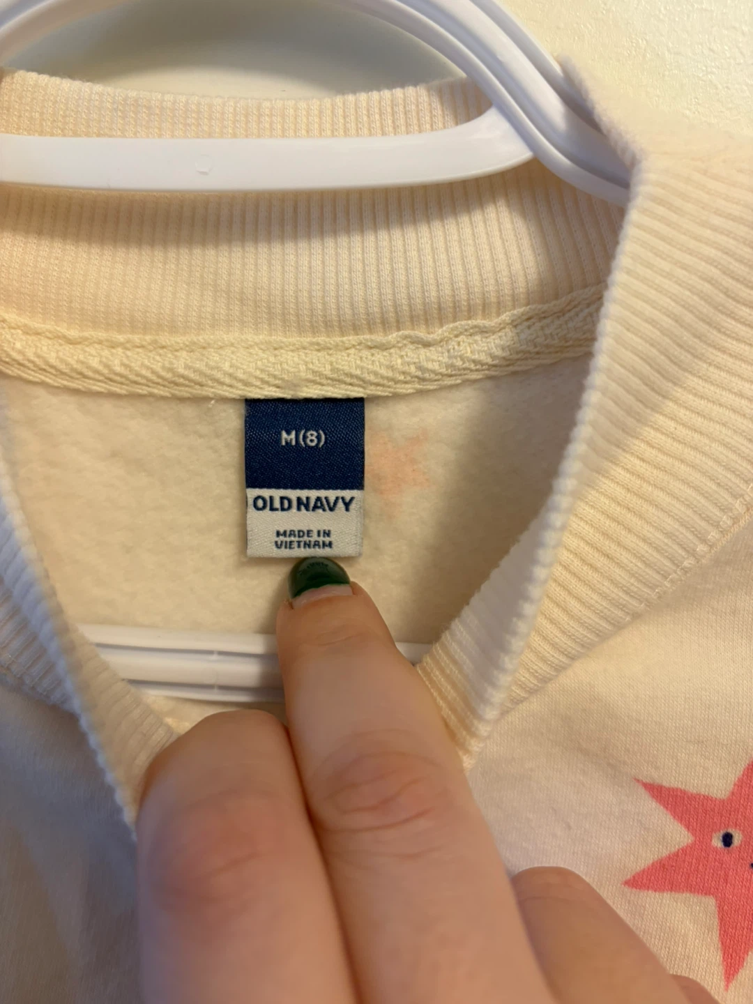 Old Navy Kids Cream Graphic Sweatshirt - photo 3