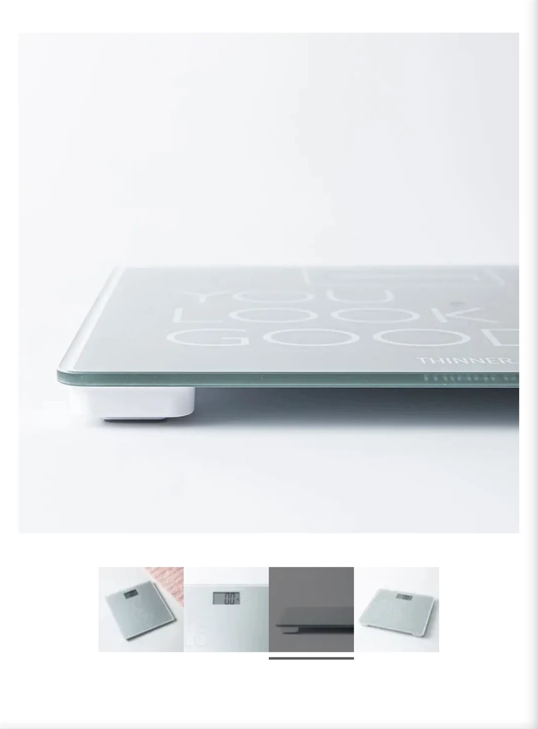 Conair Thinner 'You Look Good' Glass Body Scale - photo 4