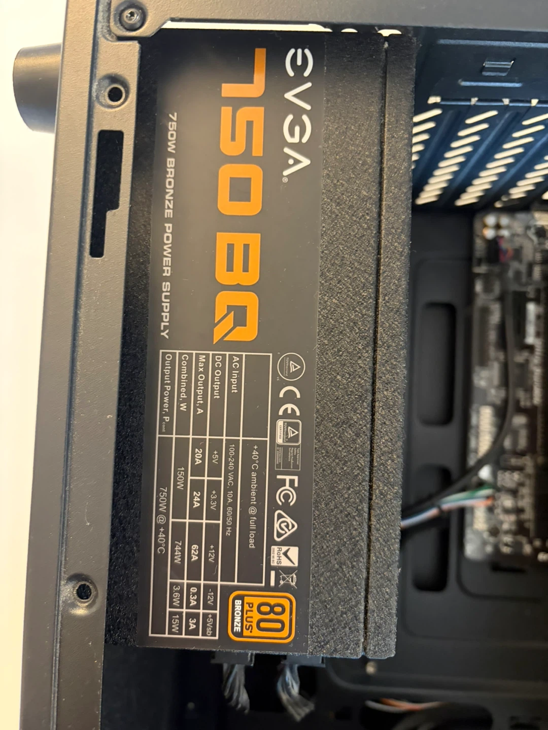 EVGA 750W BQ Power Supply