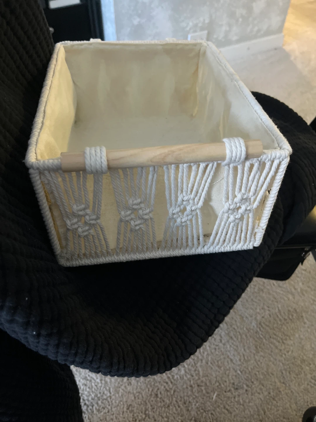 Macrame Storage Basket - photo 2