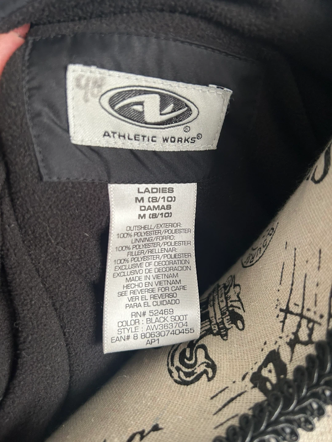 Athletic Works Ladies Puffer Vest Black Size Medium - photo 5
