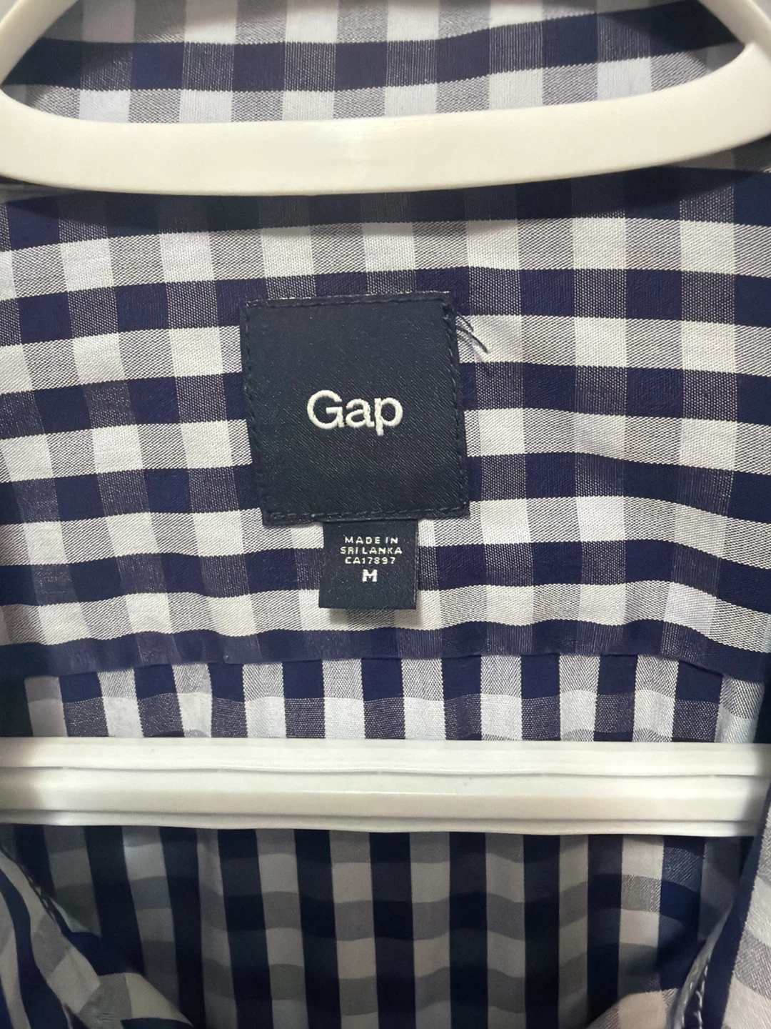 Gap Men's Gingham Button-Up Shirt - photo 2