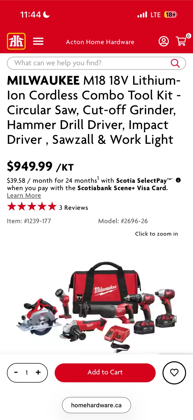 Milwaukee M18 6-Tool Combo Kit w/ 2 Batteries & Charger - photo 3