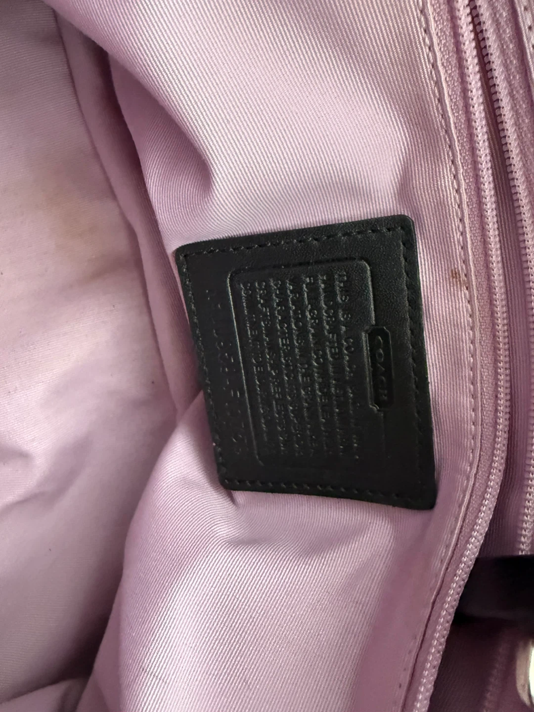 Coach Black Leather Purse - photo 2